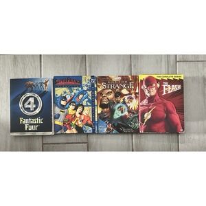 Superhero DVD Bundle- Fantastic Four, super friends, Doctor Strange, the flash